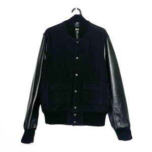 Schott NYC Wool And Leather Varsity Jacket